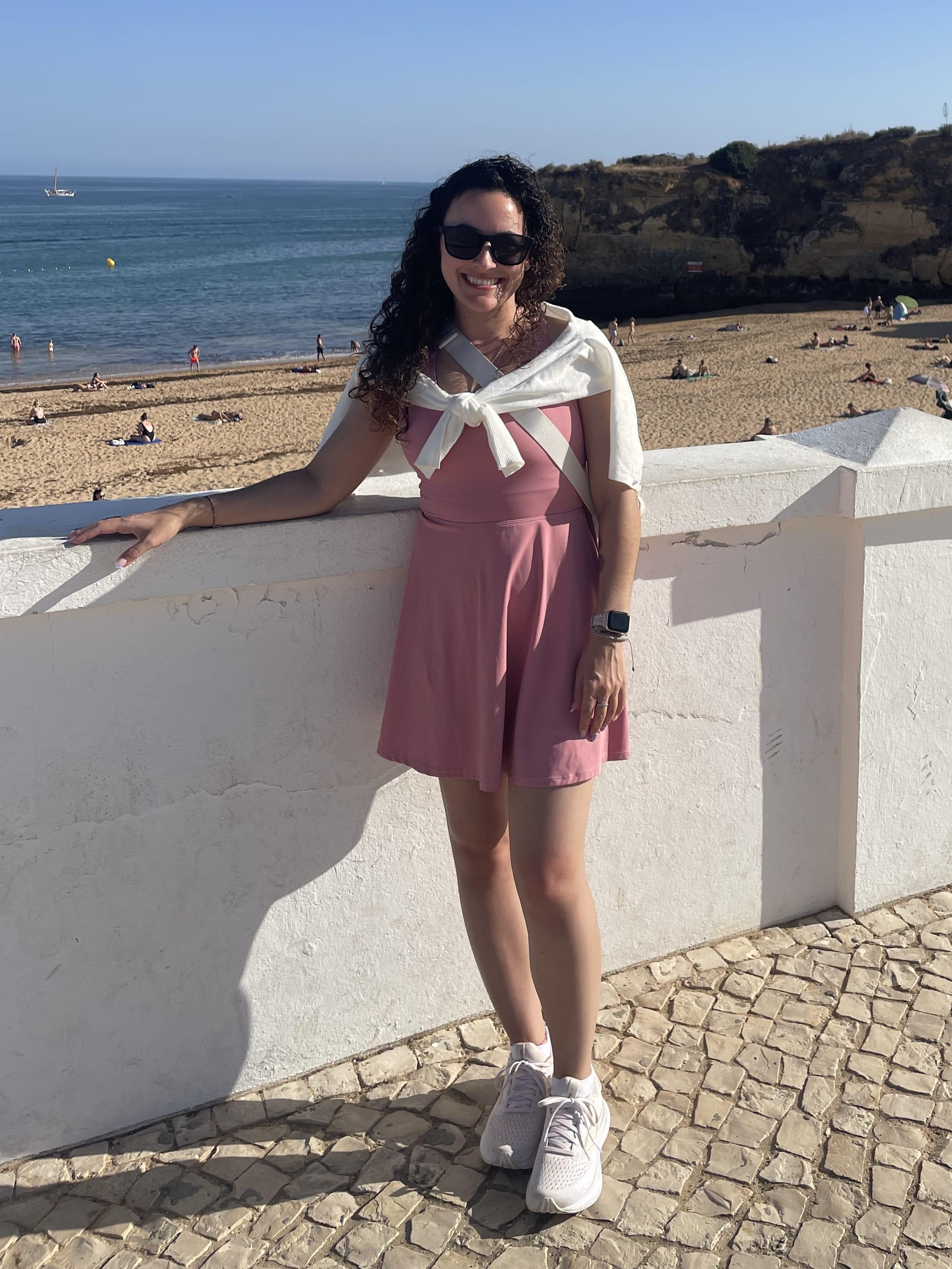 Dr. McArdle at the beach.